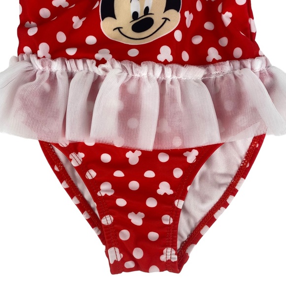Disney Baby Minnie Mouse 1 Piece Bathing Suit - Size 18M - Picture 4 of 7